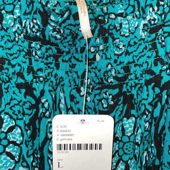 NWT $128 FREE PEOPLE TUNIC DRESS L - XL - Picture 7 of 16
